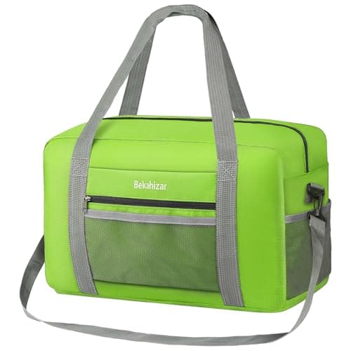 Image of for Ryanair Airlines Cabin Bags 40x30x20 Underseat Holdall Travel Bag 20L Carry on Hand Luggage Weekend Bag with Shoulder Strap for Women and Men (Bright Green)
