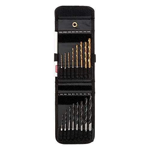 Image of Trend Snappy 16-Piece Hex Drill Bit Set, 1/4 Inch Hex Shank, Quick Release System, Titanium Nitride Coated Tools with Tough Fabric Case, SNAP/HD1/SET