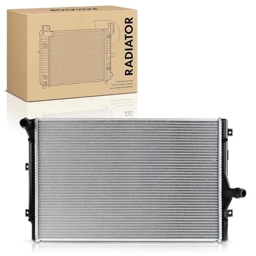 Image of Frankberg Engine Radiator Car Radiator Compatible with A3 8P1 8P7 8PA 1.6L 2.0L 2003-2013 TT 8J3 8J9 1.8L 2.0L 2006-2014 Superb II 3T4 3T5 1.6L 2.0L 2005-2015 Petrol/Diesel Replace# 1K0121251AB