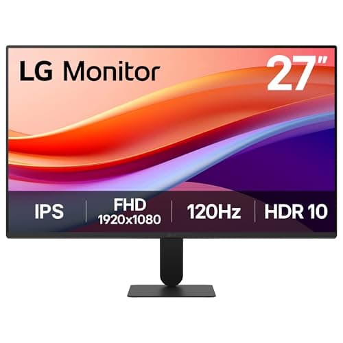 Image of LG MONITOR 27U411A-B - FHD 1080p IPS 27 inch, 120 Hz, 5ms GtG, Computer desktop display with VRR, HDR10, Smart Energy Saving, Anti-Glare, D-Sub, HDMI, Matte Black