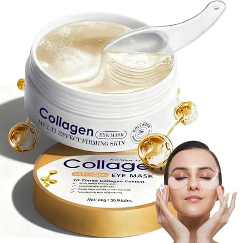 Image of Under Eye Gel Patches 60Pcs Collagen Eye Mask – Hydrating Under Eye Patches for Dark Circles, Puffiness & Fine Lines, Soothing Eye Gel Patches for Men & Women