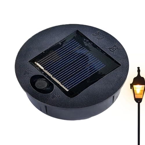 Image of 10x10 CM Solar Lights Replacement Top LED Solar Panel ABS LED Panel Lantern Lid Lights Bulb Replacement 1.2V 600mAh Waterproof Panels Outdoor Lanterns for Lig