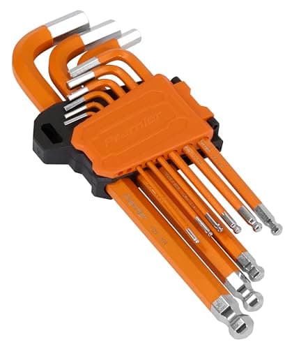 Image of Sealey Premier 9pc Long Ball-End Hex Key Set - Imperial SAE - AK71750