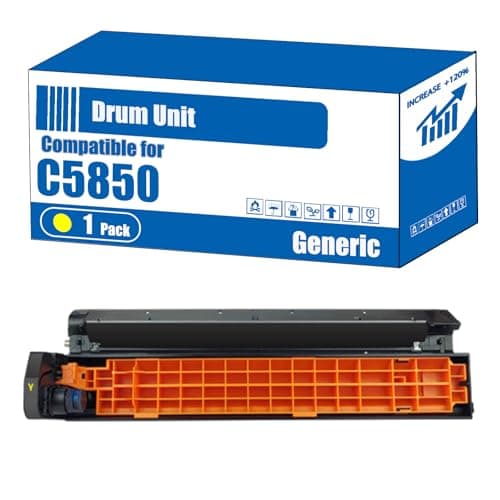 Image of Compatible for Okidata OKI C5850 Drum Unit C5850 C5850DN C5850N C5950 MC560 Printers, High Yield 20000 Pages, Accurate Imaging Rich Colors (1 Pack Yellow)