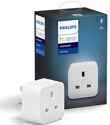 Image of Philips Hue Smart Plug for Smart Home Automation. Works with Alexa, Google Assistant and Apple Homekit, White
