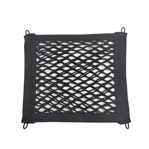 Image of Luggage Net - Black, 13.8 Inch Motorcycle Luggage Net, Luggage Net, Storage Organiser, Stretchable, Robust Elastic Net, Secure Luggage Holder for Electric Vehicles, Motorcycles, Scooters, Travel