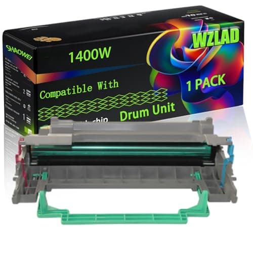 Image of WZLAD 1400W Compatible for Konica Minolta Drum Unit with Chip Pagepro 1400 W Printers, High Yield Value Pack Black Consumables Multi-Pack Remanufactured Compatible (1 Pack Black)