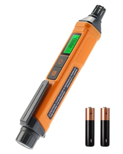 Image of PT205 Natural Gas Detector with Audible & Visual Alarm, Gas Leak Detector with%LEL Value of Methane, Butane, Propane for Home, RV (Includes Batteryx2)-Orange