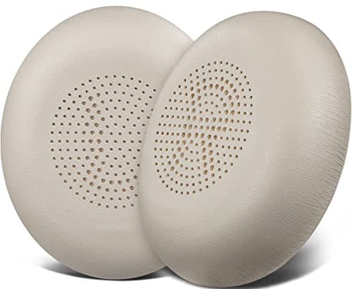 Image of SOULWIT Earpads Replacement for Jabra Evolve2 65 (65MS 65UC USB)/Evolve2 40 (40UC 40MS USB)/Elite 45h On-Ear Wireless Headset, Ear Pads Cushions with Softer Protein Leather