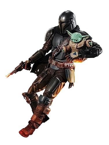 Image of S.H. Figuarts Star Wars The Mandalorian & Grogoo Approx. 5.9 inches (150 mm), ABS & PVC & Fabric, Pre-painted Action Figure