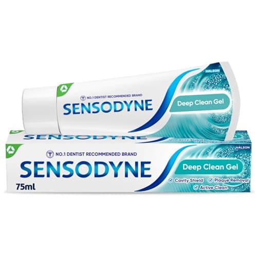 Image of Sensodyne Toothpaste Daily Care Deep Clean Gel, Sensitive Toothpaste for Sensitive Teeth, 75ml