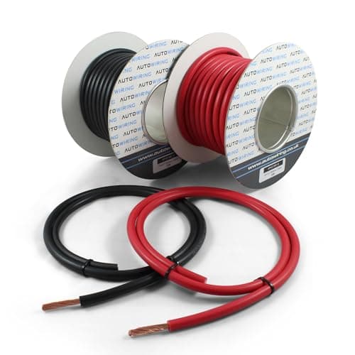 Image of AUTOWIRING Automotive Hi-Flex 110 Amp 16mm² Battery/Starter/Inverter/Welding PVC Cable Wire (Red, 10 Metre)