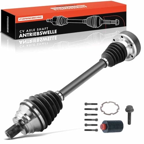 Image of Frankberg Joint Kit Drive Shaft CV Joint Kit Mitout ABS Ring Front Left Compatible with A3 8P1 Golf VI 5K1 Pas.sat 362 Tou.ran 5T1 Oct.avia II 1Z3 Leon 1P1 Cad.dy III MPV Replace# 1K0407271JA