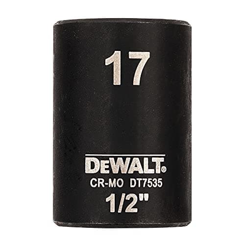 Image of DeWalt DT7535-QZ Impact Socket (Shallow), 17 mm, 1/2