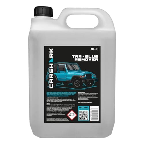 Image of CARSHARK Tar and Glue Remover 5 Litre Spray, Fast Acting Formula, Removes Tar, Bitumen, Glue