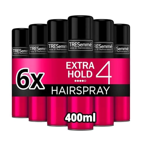 Image of TRESemme Extra Hold Hairspray 24-hour frizz control for a smooth finish 6x 400 ml