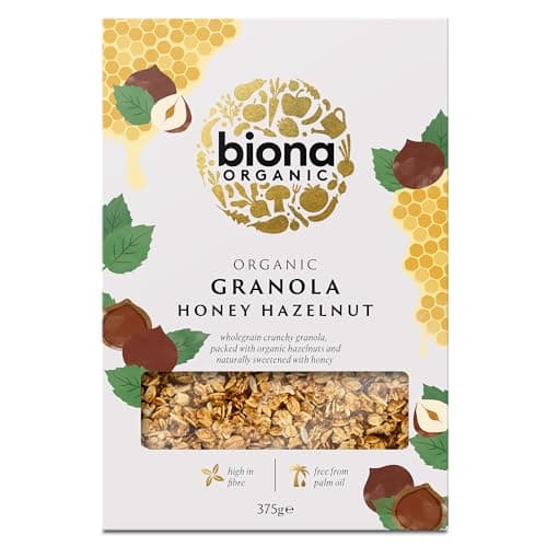 Image of Biona Organic Honey Hazelnut Granola, 375g