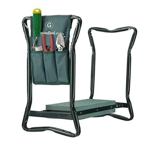 Image of groundlevel Multi Purpose Easy Relax Garden Kneeler And Chair With Tool Bag, Easy To Carry And Foldaway, Helps To Stop Back And Leg Pain