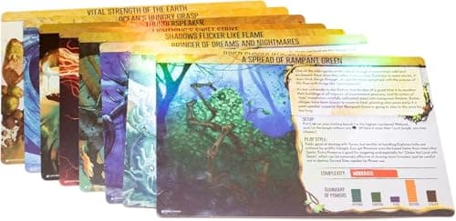 Image of Greater Than Games | Spirit Island: Base Game - Foil Panels | Cooperative Strategy Board Game Accessory | Premium Component Upgrade