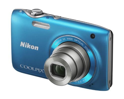 Image of Nikon COOLPIX S3100 Compact Digital Camera - Blue (14MP, 5x Optical Zoom) 2.7 inch LCD (Renewed)