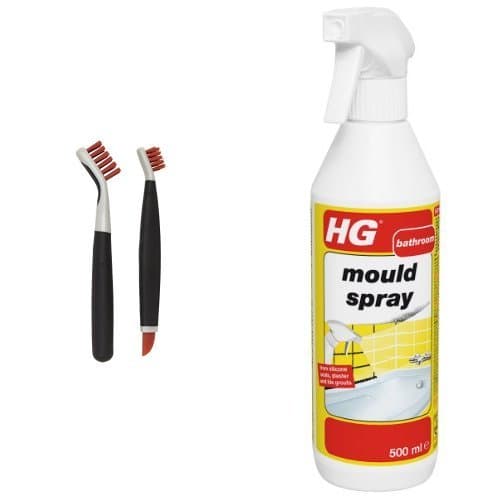 Image of OXO Good Grips 1285700UK Deep Clean Brush Set with HG Mould Spray
