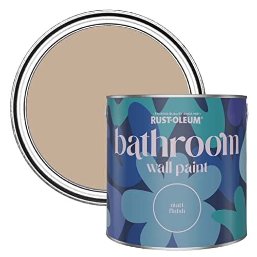 Image of Rust-Oleum Neutral Water-Resistant Bathroom Wall & Ceiling Paint - Salted Caramel 2.5L