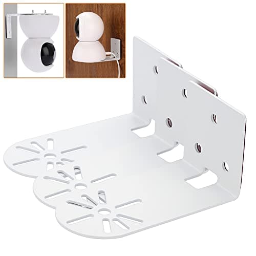 Image of OLegei Set of 3 Wall/Celling Mount Surveillance Bracket Metal Dome Camera Mount-Universal Security Camera Mounting Bracket-CCTV Camera Indoor Mount Support