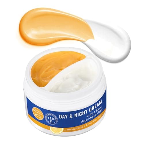 Image of Vitamin C Face Cream with Hyaluronic Acid, Day & Night Face Moisturiser for Wrinkles, Fine Lines, Hydrating Face Cream for Women and Men, Skin Daily Moisturiser, 100g