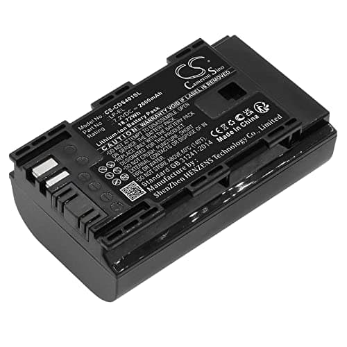 Image of TECHTEK Battery 2600mAh compatible with [Canon] DS401231, Speedlite EL‑1 replaces LP-EL