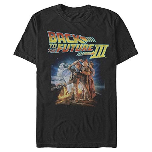 Image of Back To The Future Men's Future 3 T-Shirt, Black, Large