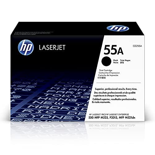 Image of HP CE255A 55A Original LaserJet Toner Cartridge, Black, Single Pack