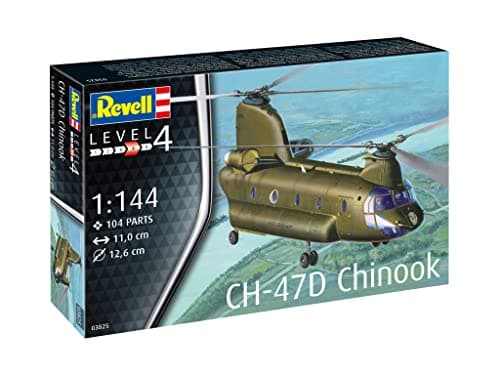 Image of Revell 03825 CH-47D Chinook 1:44 Scale - Unbuilt/Unpainted Plastic Model Kit