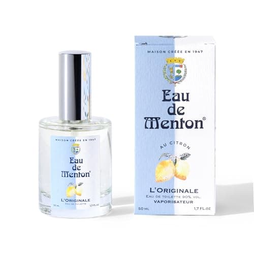 Image of Eau de Menton - Lemon Eau de Toilette - Natural Vegan Citrus Fragrance - Light Fresh Unisex Perfume - Made in France - 3.4 fl oz (50 ml)