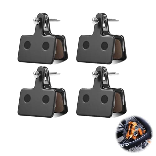 Image of 4 Pairs Bike Brake Pads, Disc Brake Pads for TRP Tektro Shimano BR-M575 M525 M515 T615 T675 M505 M495 M486 M485 M475 M465 M447 M315 MT200 MT410 T615 for Bicycle Mountain Electric Road MTB