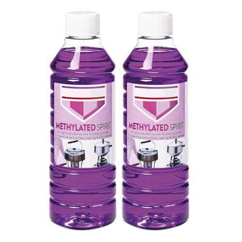 Image of Zopper 2 x Methylated Spirit 500ml Cleaning Liquid Fuel Burners Camping Stoves General Cleaning Stain Cleaner