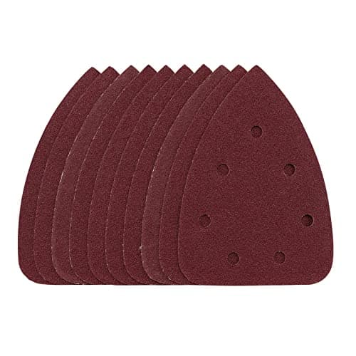 Image of Draper 08617 Detail Sanding Sheets with Hook and Loop, 140mm, 80 Grit, SSD6 (Pack of 10)