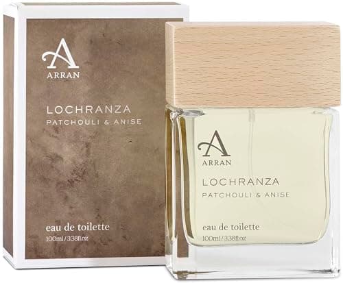 Image of Arran Sense of Scotland Lochranza Eau de Toilette Spray for Men (100ml/3.3floz) Earthy, Enigmatic, Rich & Intricate with Woody Patchouli, Anise & Vetiver Enhanced with Bright Lemon & Grapefruit