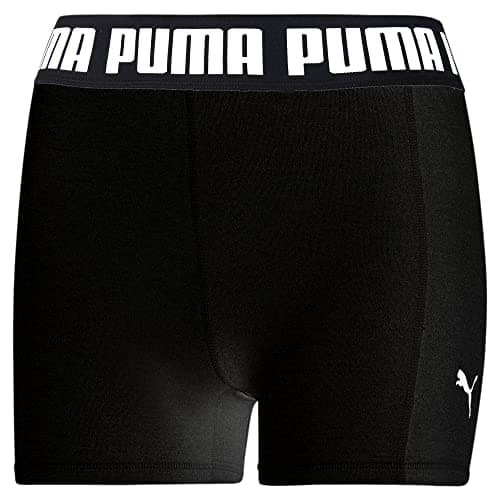 Image of PUMA Womens Train Strong 3" Tight Shorts, Puma Black, M