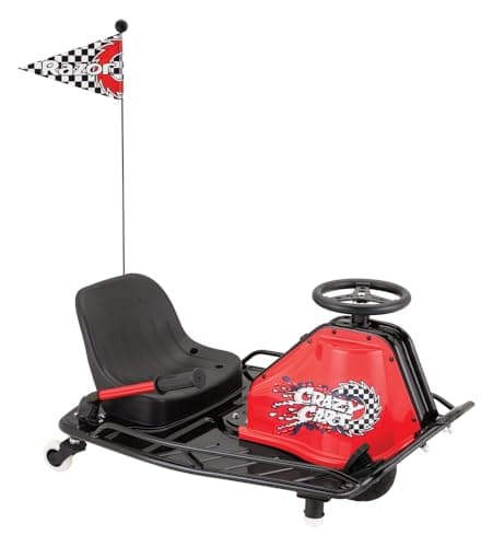 Image of Razor Crazy Cart 25.2V Electric Go Kart For Ages 9+–Variable Speed, Up To 12 mph