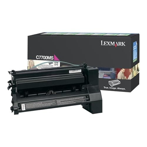 Image of Lexmark - C7700MS laser toner cartridge - 1 x magenta red - 6000 pages - LRP / LCCP C770 C772 C770n / C772n / X772e