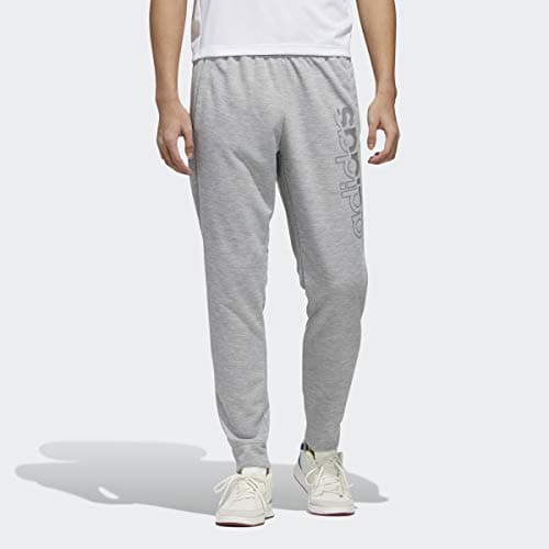 Image of adidas Men’s D2m Branded Pant, Medium Grey Heather/Mgh Solid Grey, Large