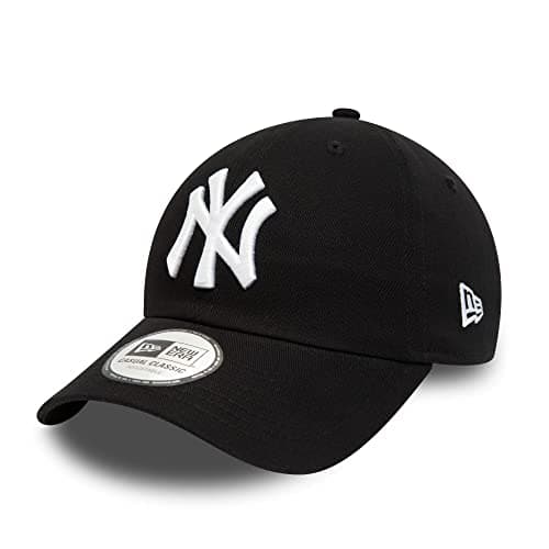 Image of New Era New York Yankees MLB League Essential Black 9Twenty Casual Classics Cap - One-Size