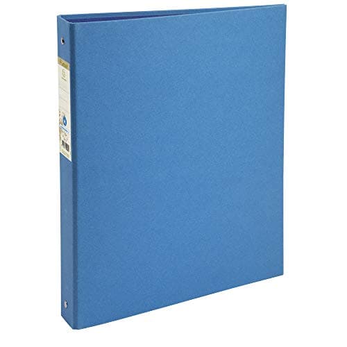 Image of Exacompta - ref. 51981E - 1 Forever rigid binder - 4 round rings, diameter 30 mm - Spine 40 mm - External dimensions: 32 x 26 cm - A4 file format - Colour: light blue