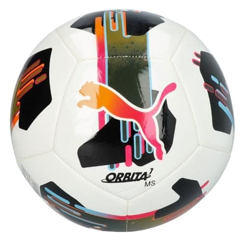 Image of Puma Orbita 7 MS Football (4) (White/Multicoloured)