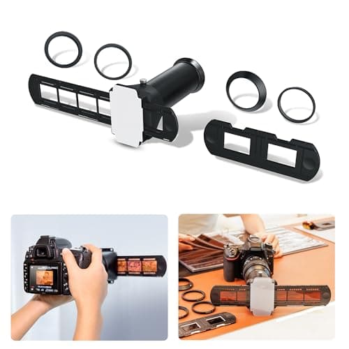 Image of JJC ES-2 Film Digitizing Adapter Set Convert 35mm Negative Film & Slide to Digital JPEG, Negative Copying Adapter for Canon Sony Nikon Macro Lens D850 Camera