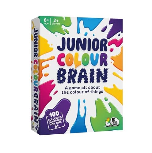 Image of Junior Colourbrain Card Game – Fun Family Colour Quiz Game for Kids & Adults | Easy Party Card Game for Families | Smaller Box Edition