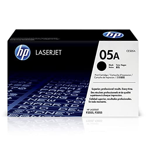 Image of HP CE505A 05A Original LaserJet Toner Cartridge, Black, Single Pack