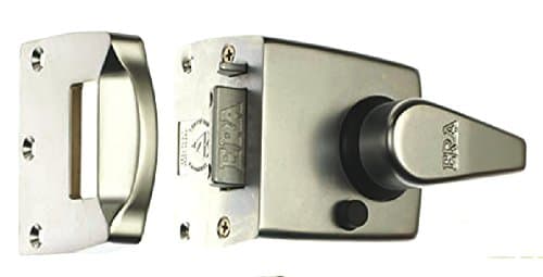 Image of ERA 1730 BS8621:2004 Auto Deadlocking Escape Nightlatch 1730-40-1 - 60mm Satin Nickel/Satin Chrome