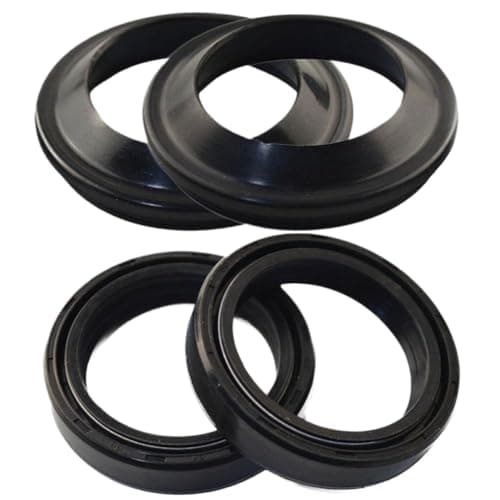 Image of Motorcycle Front Fork Damper Oil Seal 43x55x8/9.5 Compatible With Kx250 Klx250r Kx125(Dust and Oil seal)