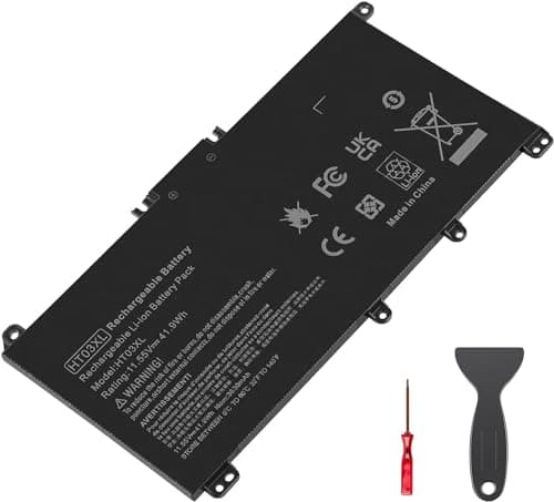 Image of HT03XL L11119-855 Laptop Battery Replacement for HP Pavilion 15-DA 15-DB 15-DW 15-DY 14-CE 14-CF 14-DF 17-BY 17-CA Series 15-CS0053CL 15-DW0033NR 15-DA0014DX L11421-2C2 HTO3XL HSTNN-UB7J HSTNN-DB8R